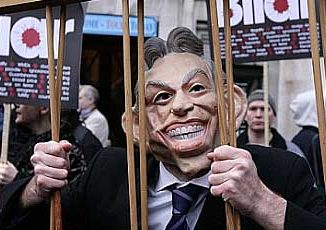 Safest place for Tony Blair to avoid plots to kill him is behind bars for his war crimes