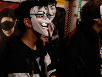 LIVE - Million Mask March floods London streets