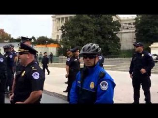 Anonymous takes down Capitol Police Barricades