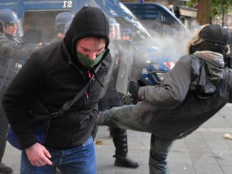 Violent clashes in France after protester killed ‘by police stun grenade’
