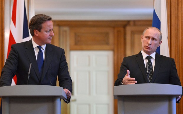 David Cameron compares Russia to Nazi Germany on eve of Putin meeting