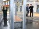 Anti-homeless cages installed around benches in French city on Christmas Eve