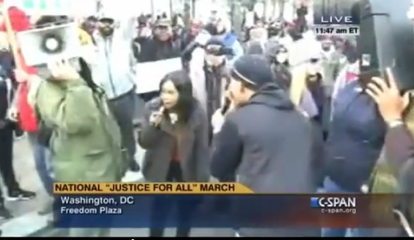 A Fox affiliate has been caught deceptively editing footage of police protesters: Video
