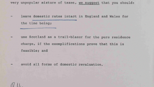 Cabinet files reveal Rothschild and Letwin as secret poll tax campaigners