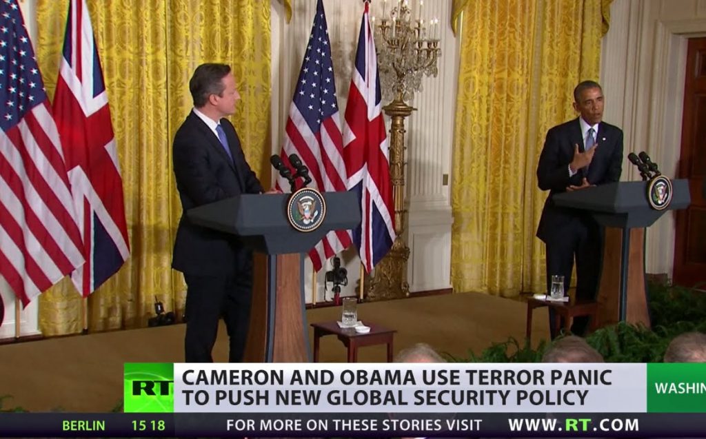 US and UK use terrorism panic to push global surveillance policy (Video)