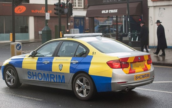 Jewish patrol cars out in force in London amid fears of copycat attack in wake of Paris kosher store siege