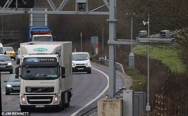 Company behind 'sneaky' new motorway speed cameras is paid £2.1million by the taxpayer so they can catch MORE drivers
