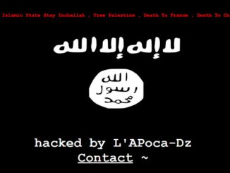 Municipal websites in France hacked, replaced with ISIS flag