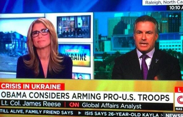 CNN says Obama considers arming pro-US troops..in Ukraine - Freudian slip?