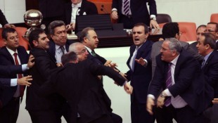 turkish mps fighting