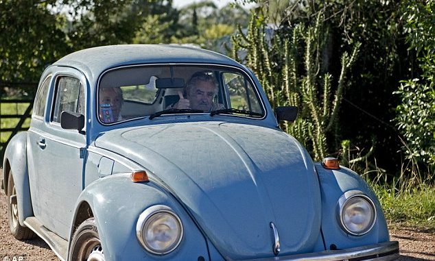 Hitchhiker gets a lift from the President of Uruguay