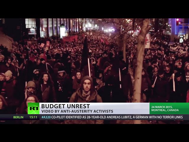 Canada fury: Week of austerity protests brings tens of thousands onto Quebec streets