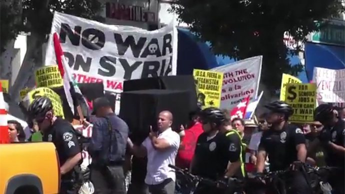 Anti-War Protests In Washington DC & Los Angeles