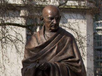 GANDHI IN PARLIAMENT SQUARE