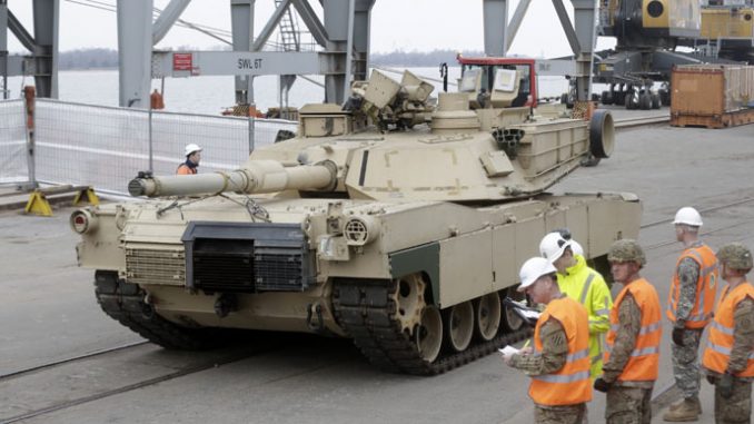 Over 100 US Armored Vehicles Arrive In Latvia