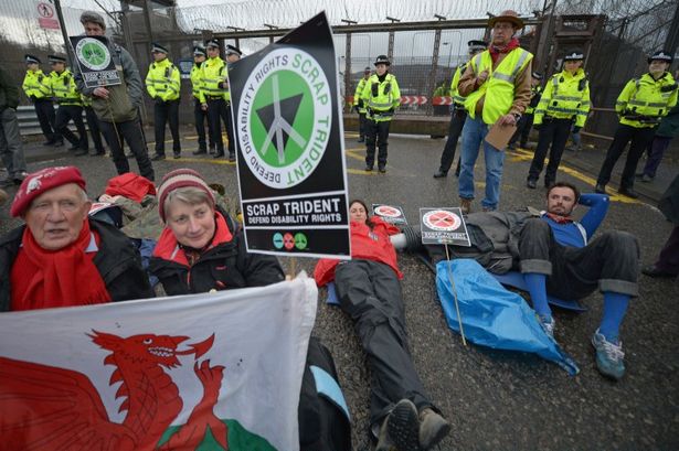 Dozens Arrested As Anti-Nuclear Protesters Demand End To Trident Sub Programe