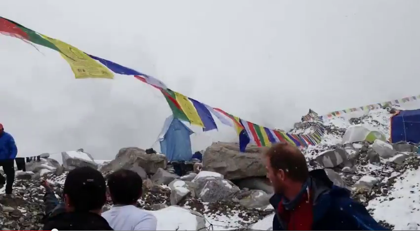Avalanche In Everest