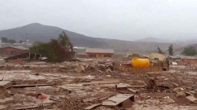 Freak Floods Devastate Atacama Desert In Chile (Video)