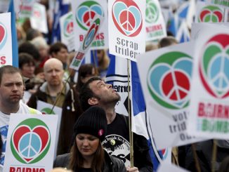 'Bairns Not Bombs' - Protesters In Glasgow Slam Trident Nuclear Program