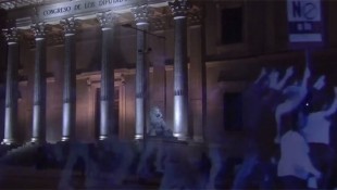 First Hologram Protest Ever Held In Spain Against Gag Law (Video)