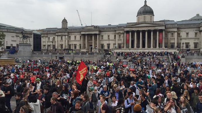 London: Thousands Protest Against Tory Cuts