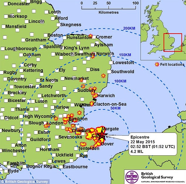 4.2 Magnitude Earthquake