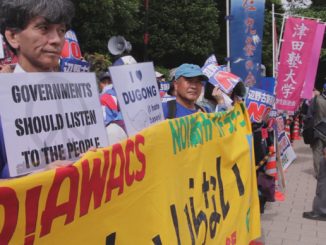 Thousands Protest New US Base Plan In Japan