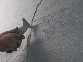 filling cracks
