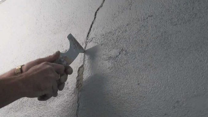 filling cracks