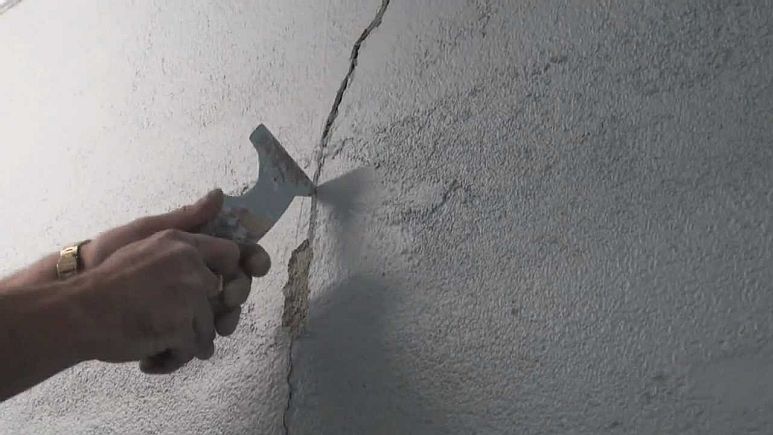 filling cracks