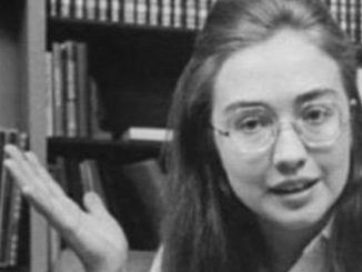 Hillary Clinton with a Confederate Flag