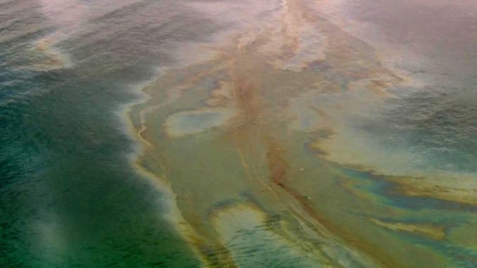 oil slick california