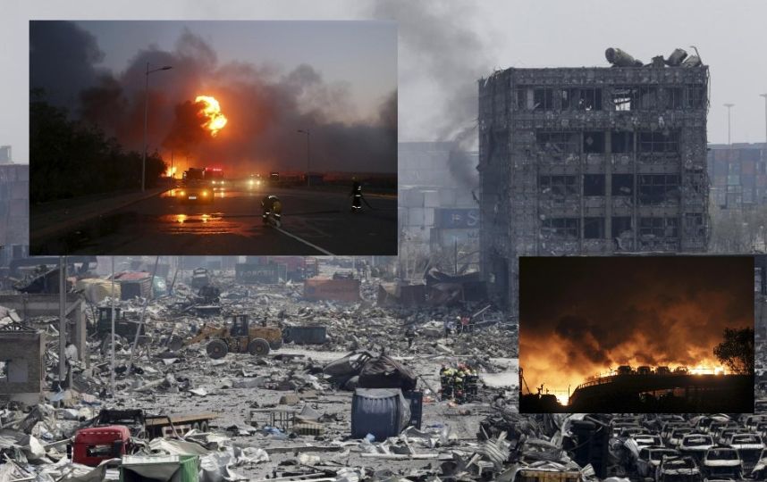 What are China covering up with the Tianjin explosions?