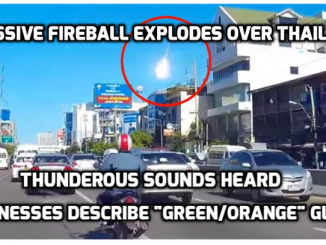 Thailand meteorite fireball