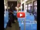 A unarmed woman on a public transit bus was beaten by a cop who then turned on nearby witnesses and threatened them with his gun