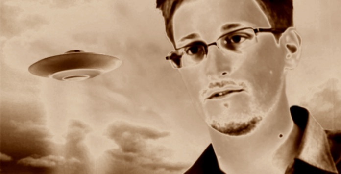 Edward Snowden has said the only thing preventing aliens from communicating with humans is encryption