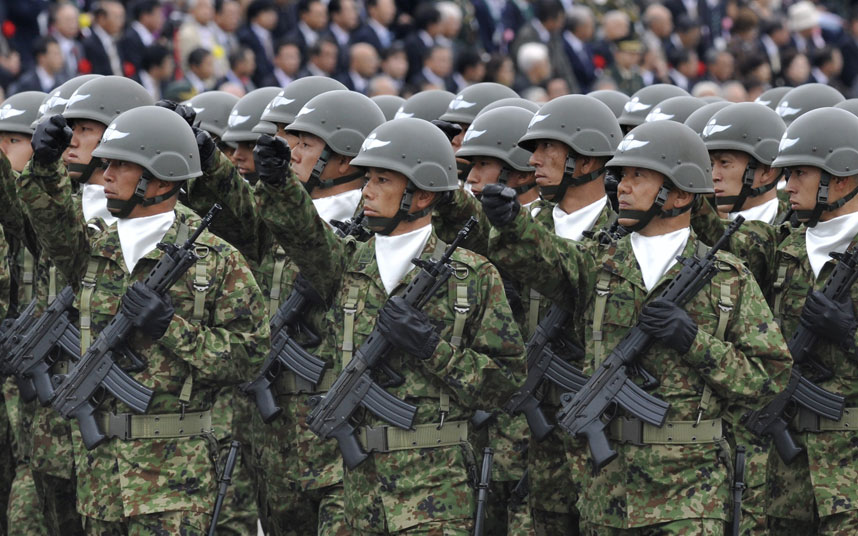 New law passed in Japan will allow Japanese troops to fight abroad for the first time since World War 2