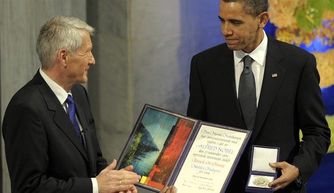 The ex-secretary for the Nobel Peace Prize says he deeply regrets giving Obama the award in 2009