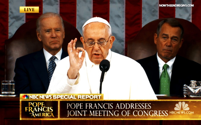 illuminati hand symbol Pope Francis