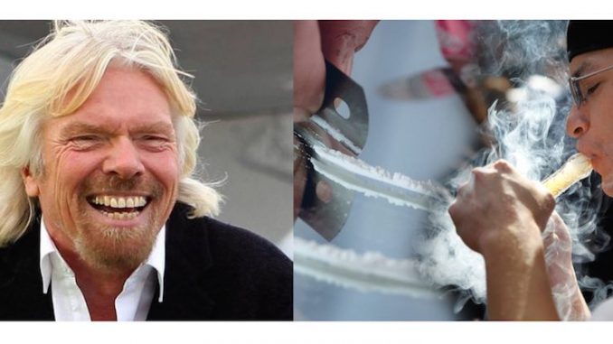 Richard Branson says the UN is urging nations worldwide to decriminalise drugs