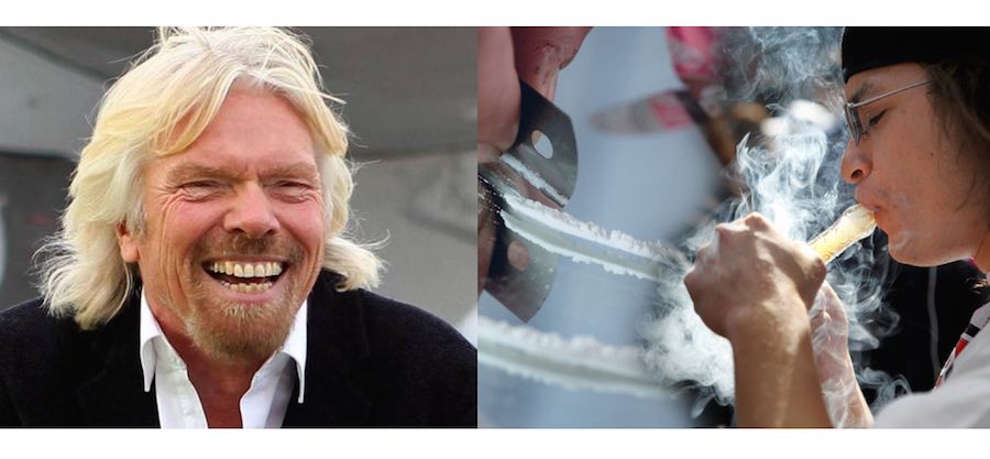 Richard Branson says the UN is urging nations worldwide to decriminalise drugs