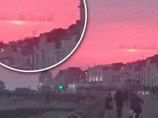 Is this yet another 'floating city' spotted in the UK?