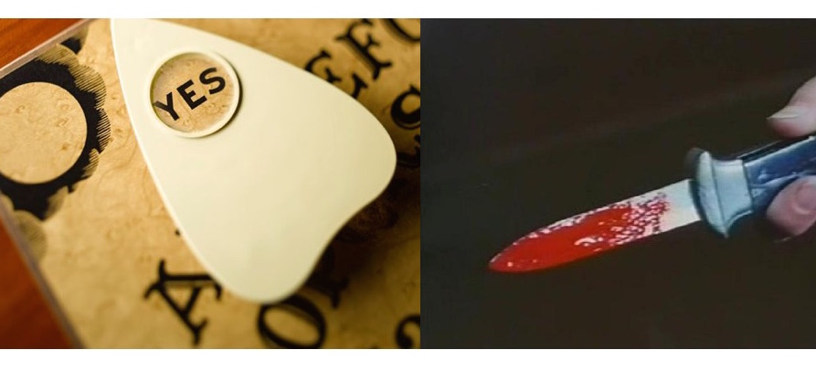 A woman has said a ghost slashed her face during a seance in Alexandra Palace, north London