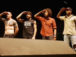 Rage against the machine say that US elections are rigged and ISIS is fake
