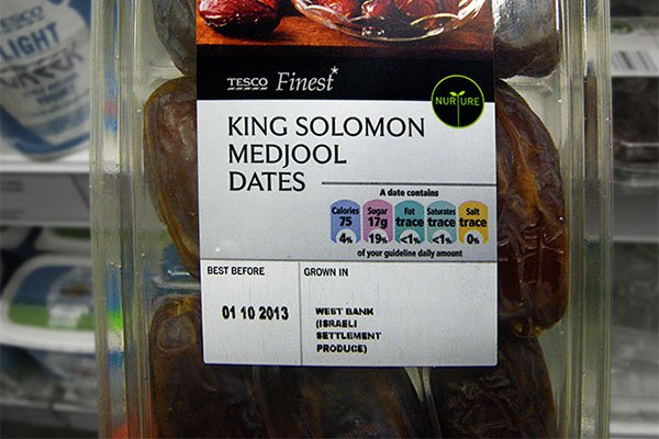 Europe has announced plans to label all products that originate in Israeli Settlement Banks (ISB)