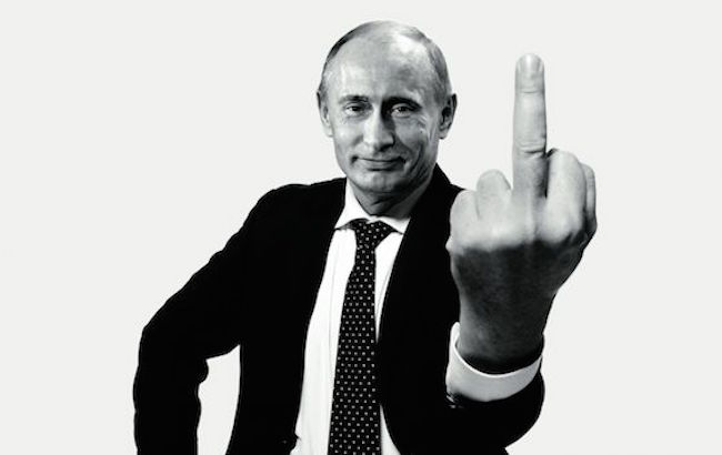 Vladimir Putin vows to catch ISIS, even if they're sitting on the toilet!