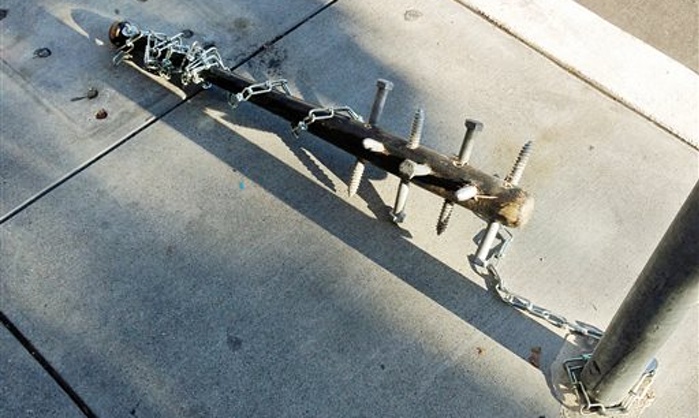 Spiked baseball bats