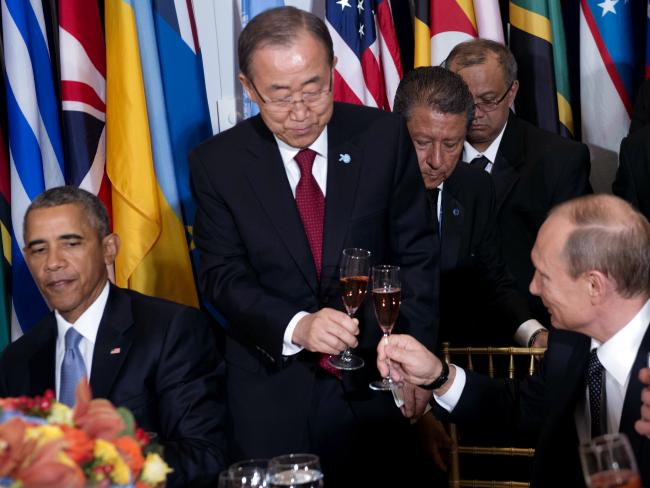 UN chief congratulates Russia on their leading role in the fight against ISIS