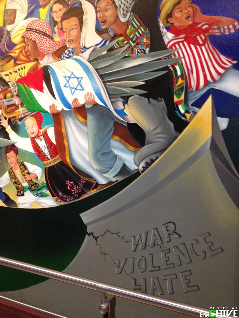 Denver International Airport - war, violence, hate