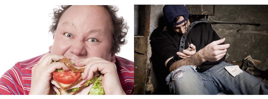 A scientific study shows that eating highly processed foods leads to an addiction similar to the addiction hard drugs addict suffer